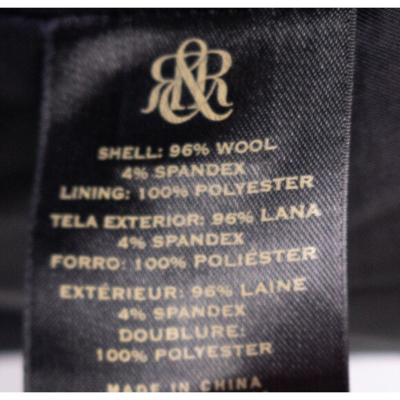 Rock & Republic Blazer 42L Gray Solid Sport Coat Suit Jacket Blazer Wool/Spandex - Picture 12 of 14